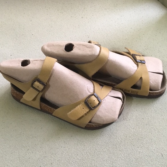 BLACK JACK Cork Footbed Leather Sandals - Picture 2 of 8